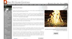 Desktop Screenshot of firepitglasscrystals.com